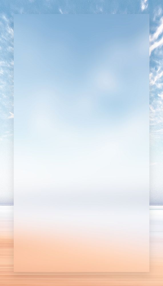 Blue sky frame iPhone wallpaper