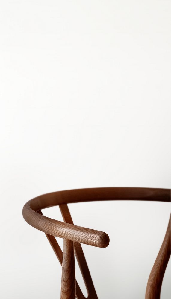 Classic wooden chair iPhone wallpaper, furniture border