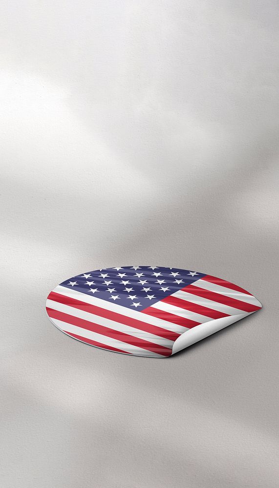 American flag sticker iPhone wallpaper