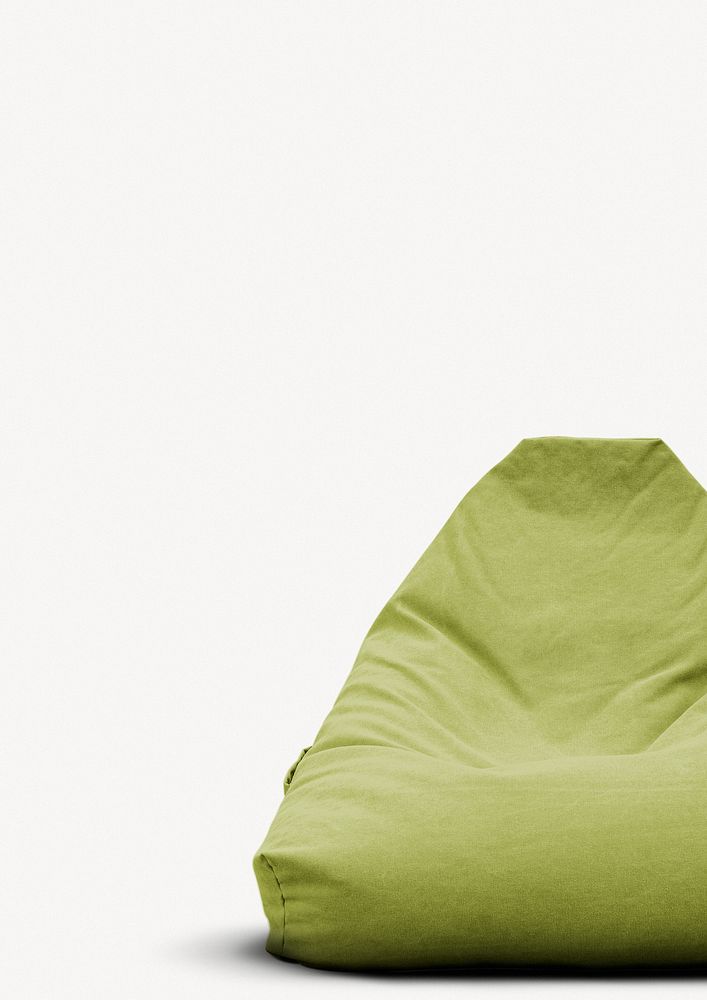 Green bean bag background