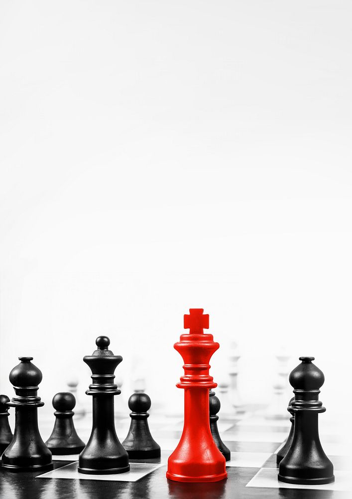 Aesthetic chess board background