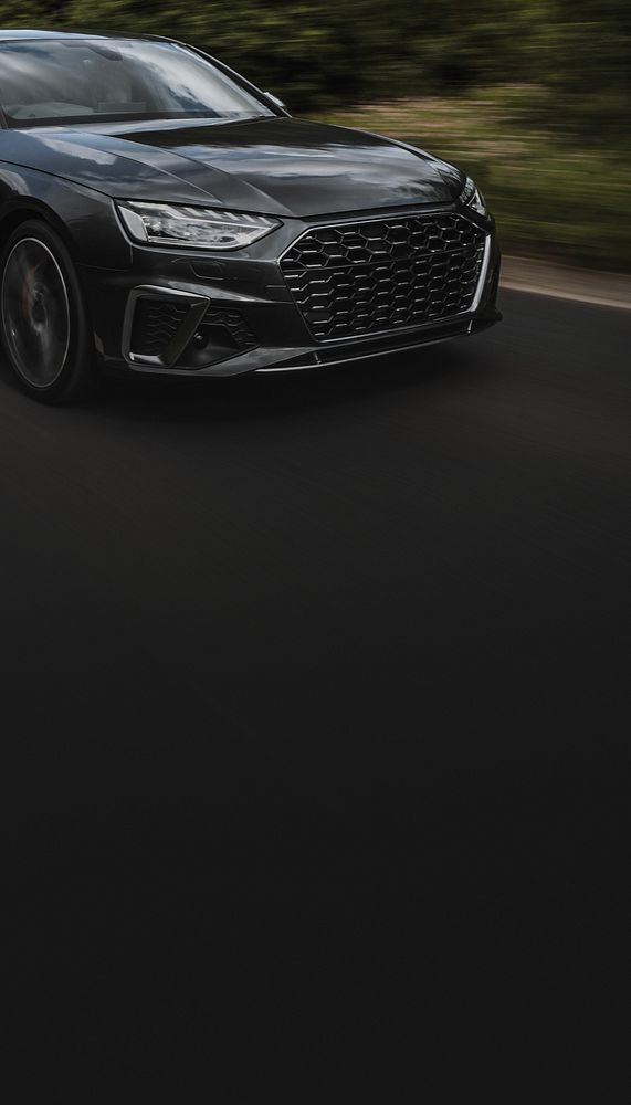 Black sedan car phone wallpaper