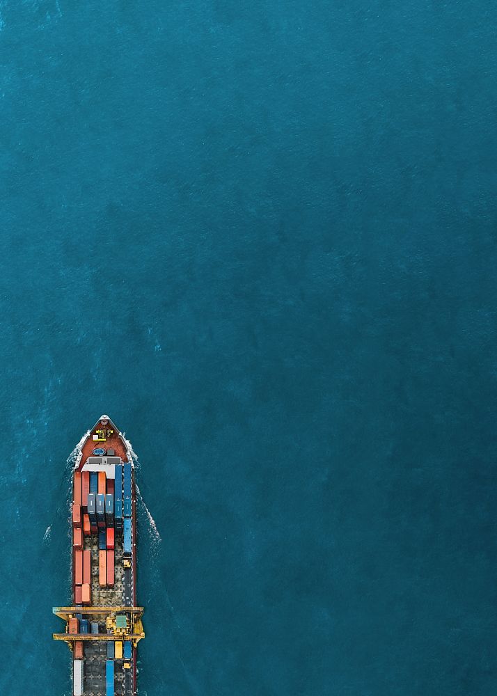 Cargo ship background