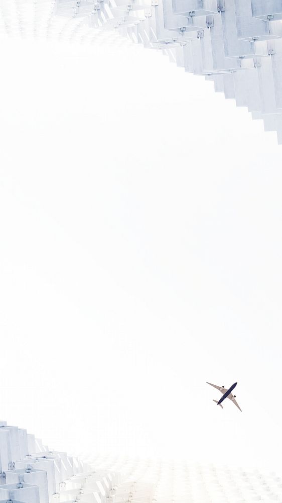 Flying plane phone wallpaper
