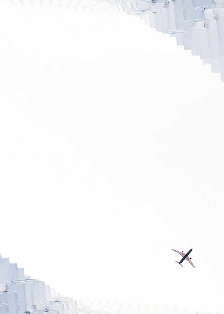 Flying plane background