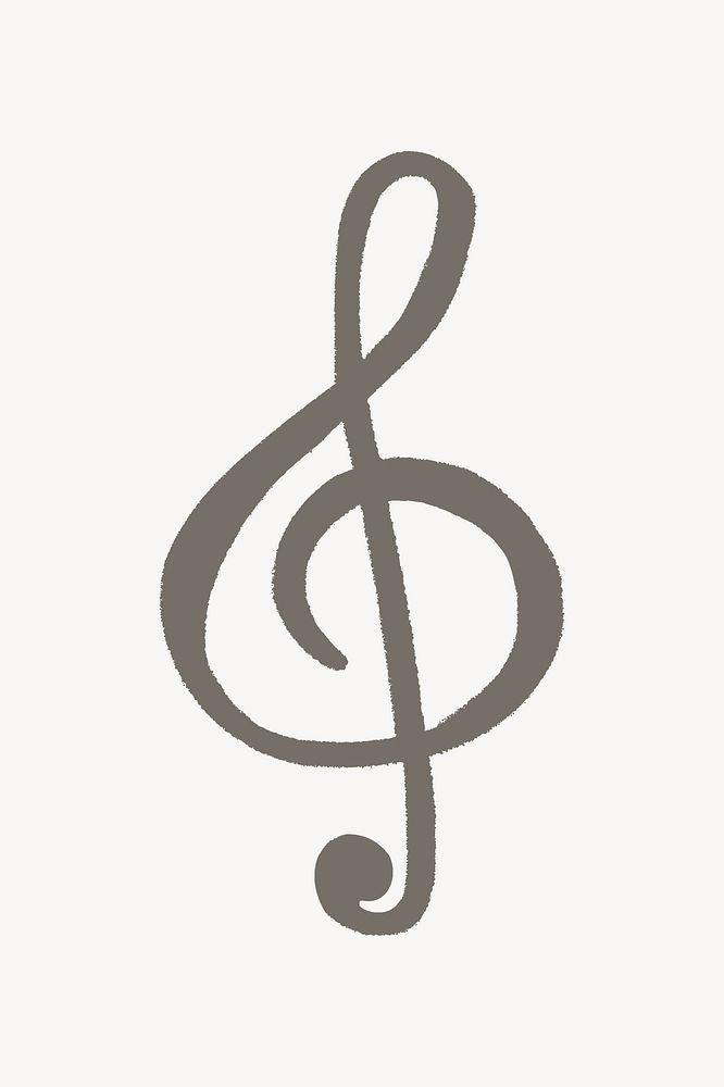 Treble clef, musical note