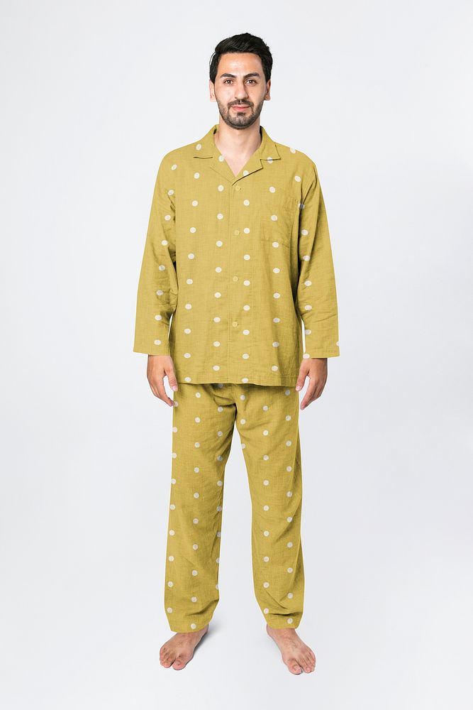 Men's pyjamas mockup, sleepwear  psd