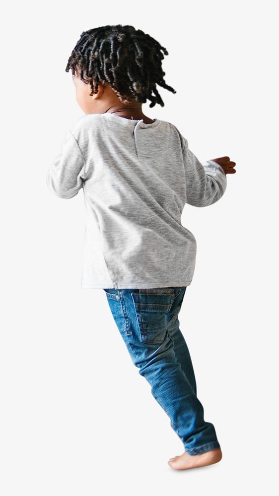 African American boy isolated image