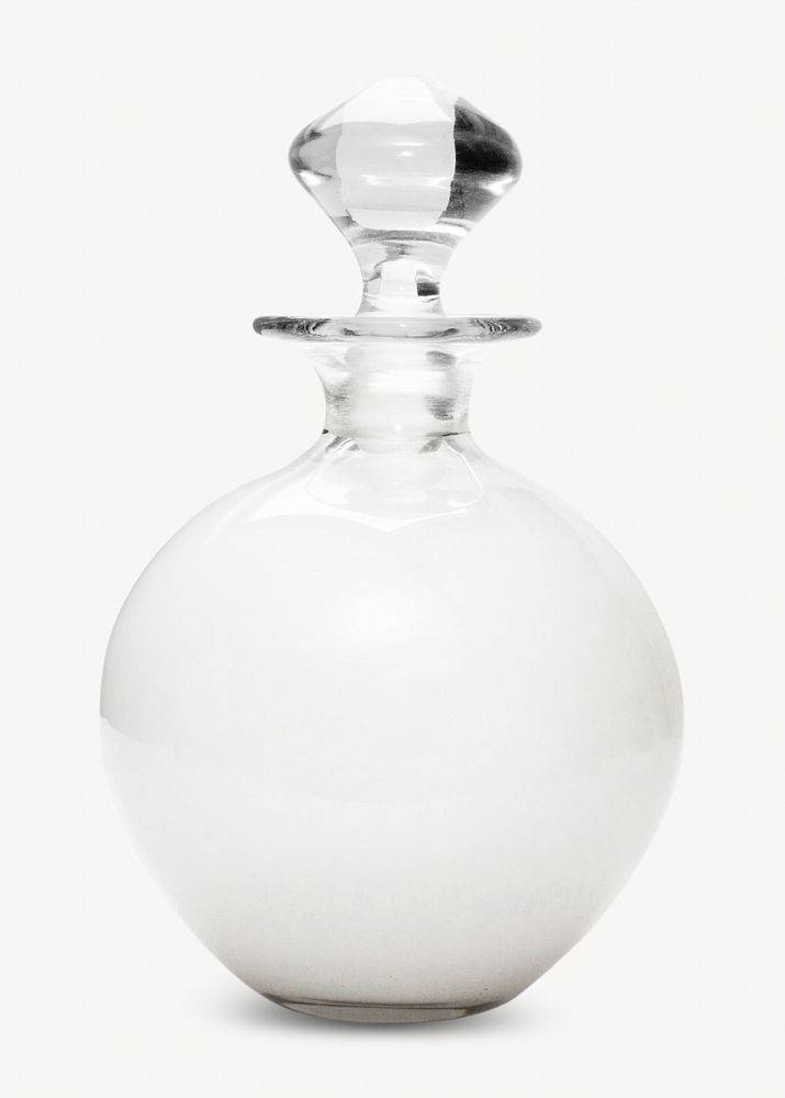 White ceramic flask