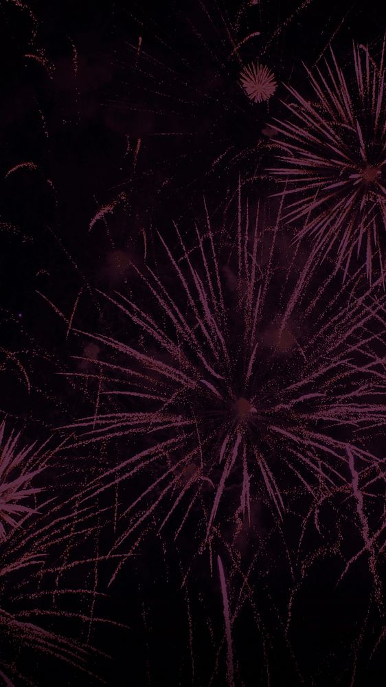 Pink fireworks iPhone wallpaper background