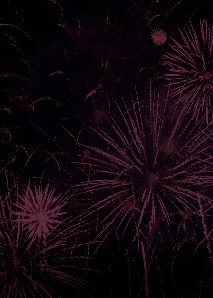 Pink fireworks background design