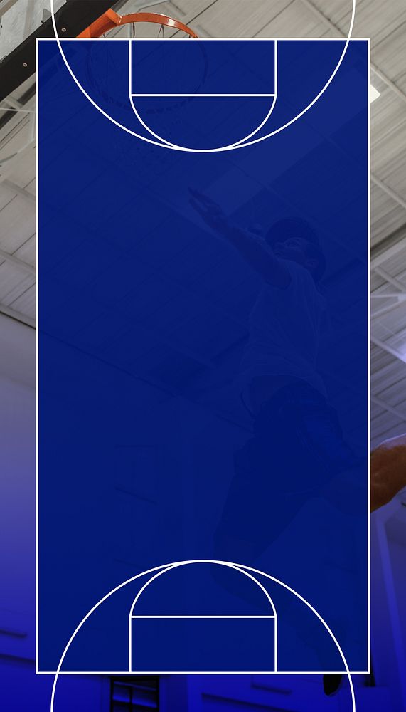 Basketball court iPhone wallpaper background