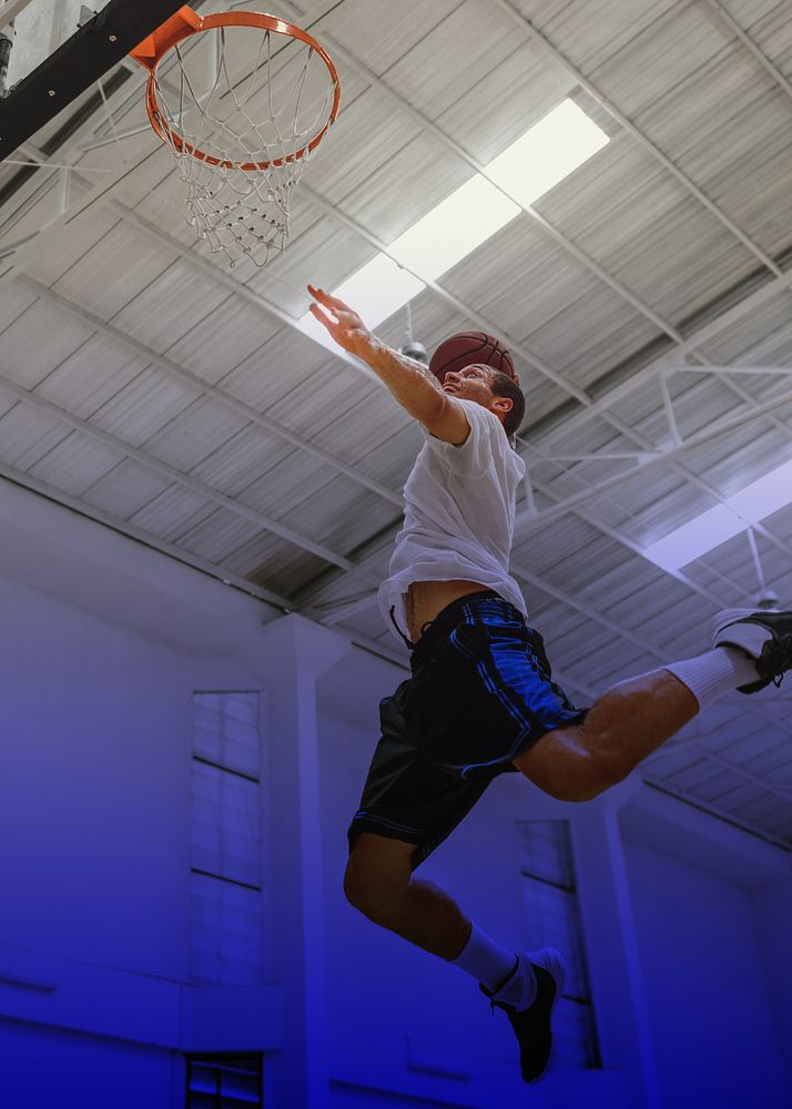 Basketball game background design