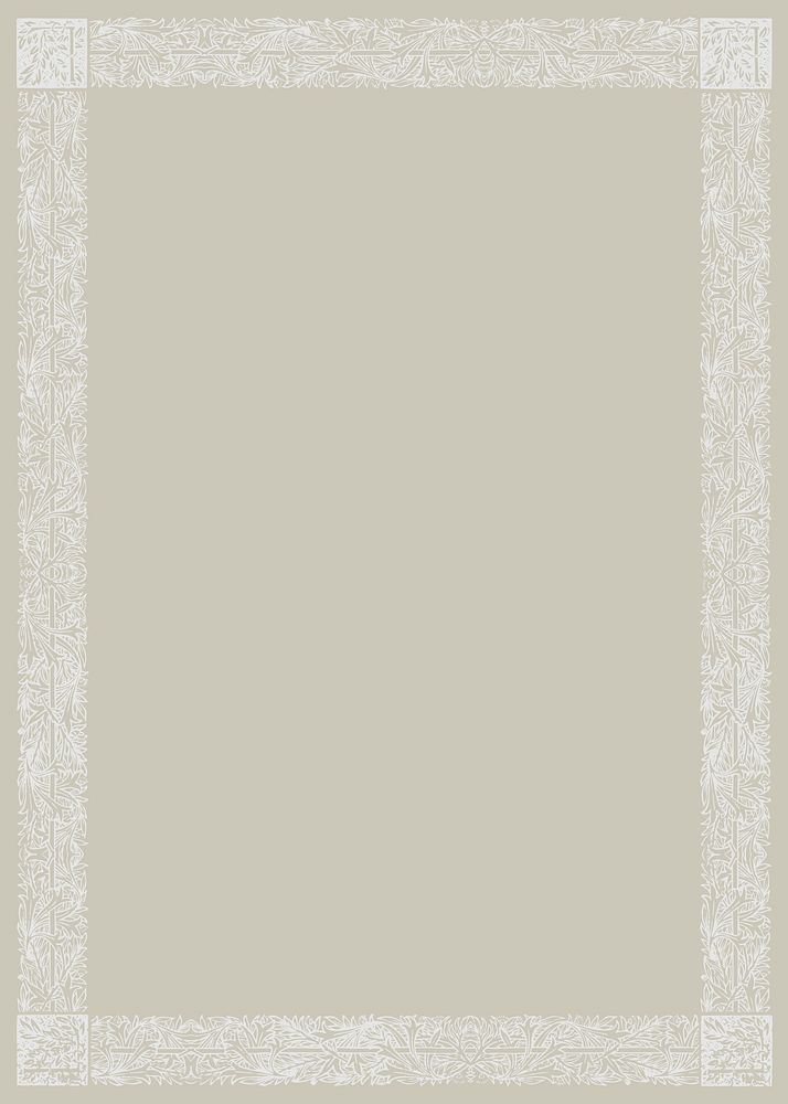 Vintage botanical frame background design