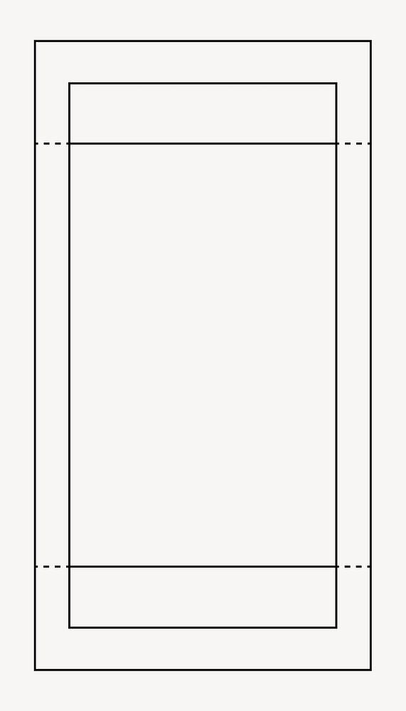 Minimal line, white, design element vector