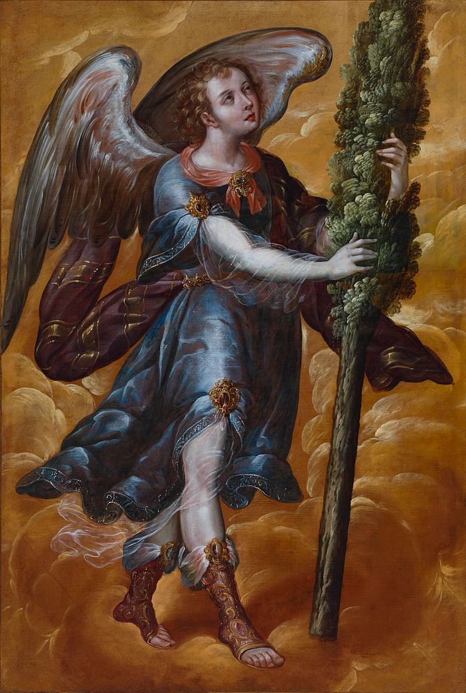 Angel Carrying a Cypress (Angel portando un cipres) by Juan Correa