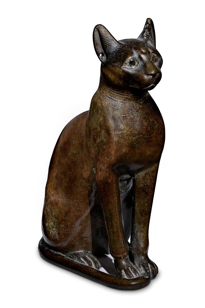 Cat Statuette intended to contain a mummified cat