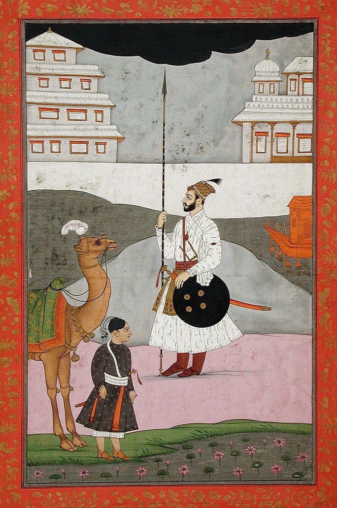 Bhopali Ragini, Fifth Wife of Shri Raga, Folio from a Ragamala (Garland of Melodies)