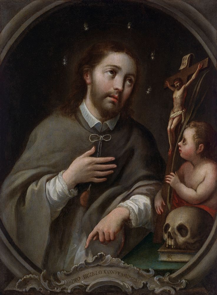 Saint John of Nepomuk (San Juan Nepomuceno) by Jose de Paez