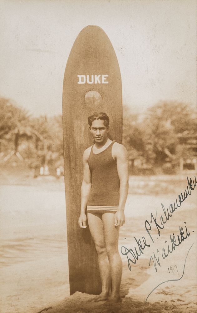 Duke Kahanamoku by Floyd Lavinius Parks