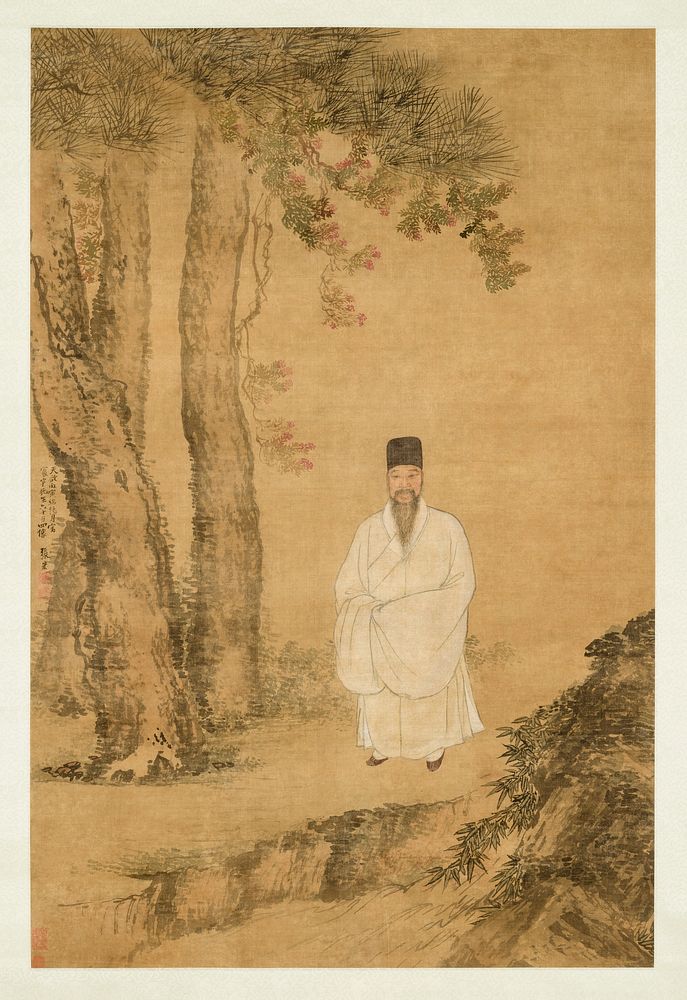 Portrait of Master Huanyu (Huan Yu Xian Sheng Xiang) by Zhang Hong