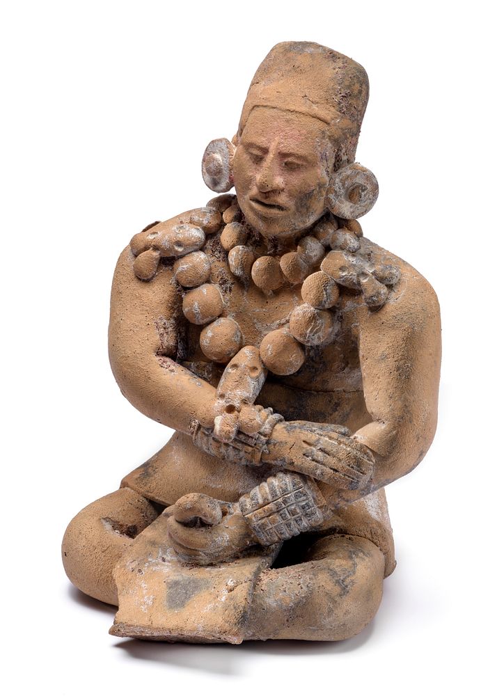 Figurine Whistle of a Seated Male, Possibly a Ruler