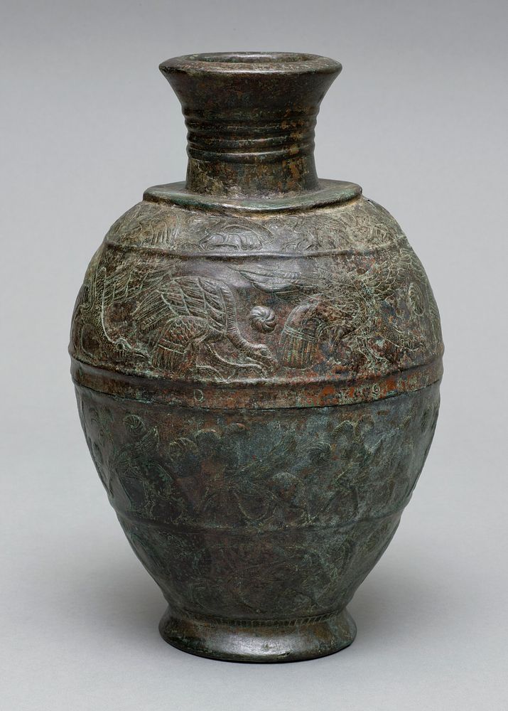 Jar with Decorated Registers