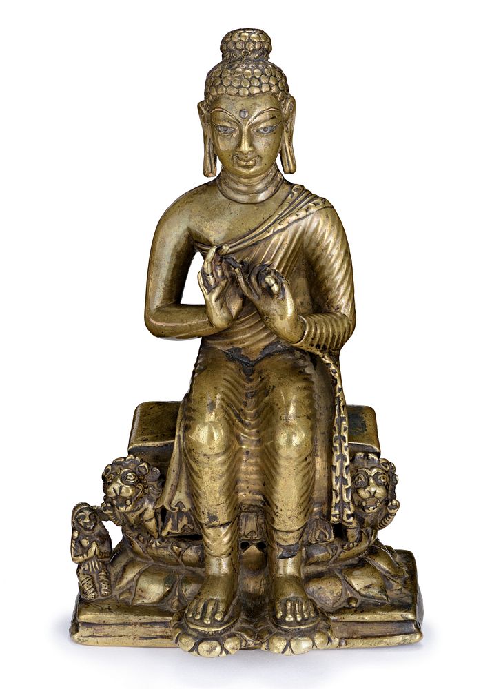 Buddha Shakyamuni or the Bodhisattva Maitreya Seated in European Posture