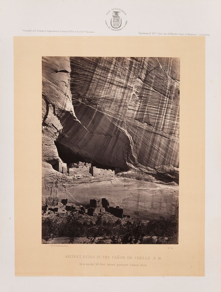 Ancient Ruins in the Canon de Chelle, N.M. by William Abraham Bell and Timothy H O Sullivan