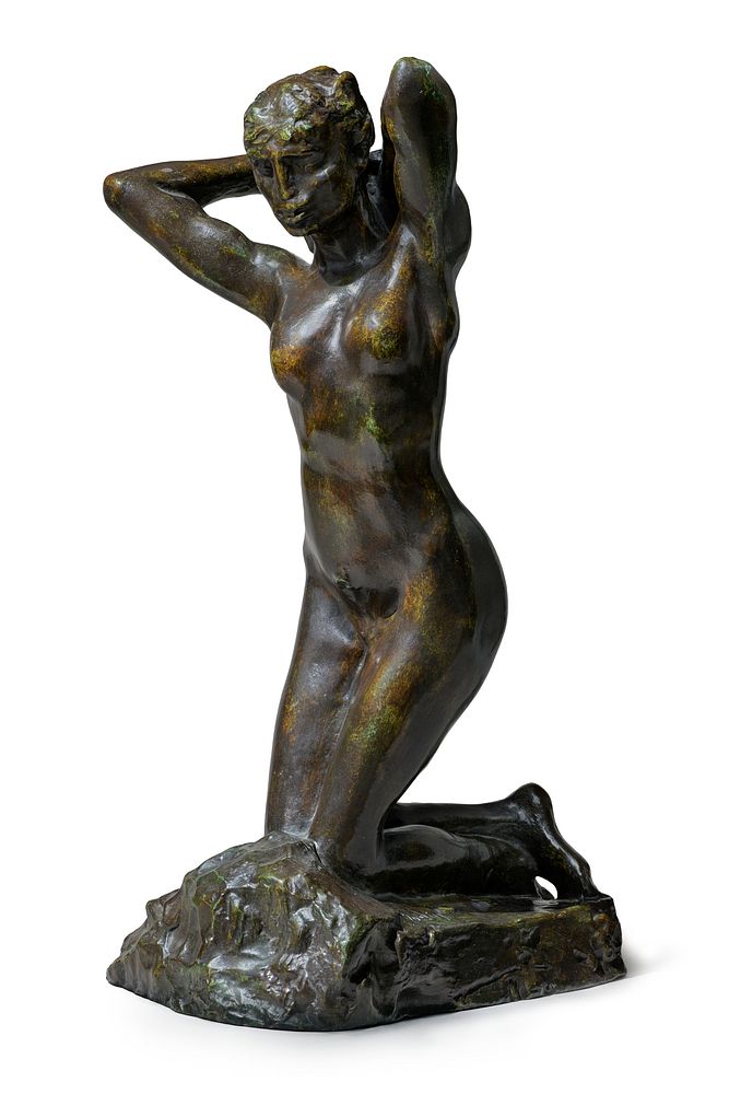 The Kneeling Female Faun by Auguste Rodin