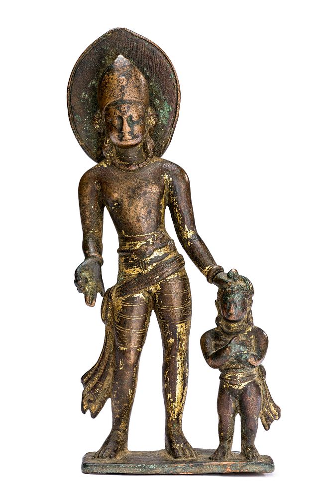 The Bodhisattva Vajrapani with Vajra Anuchara