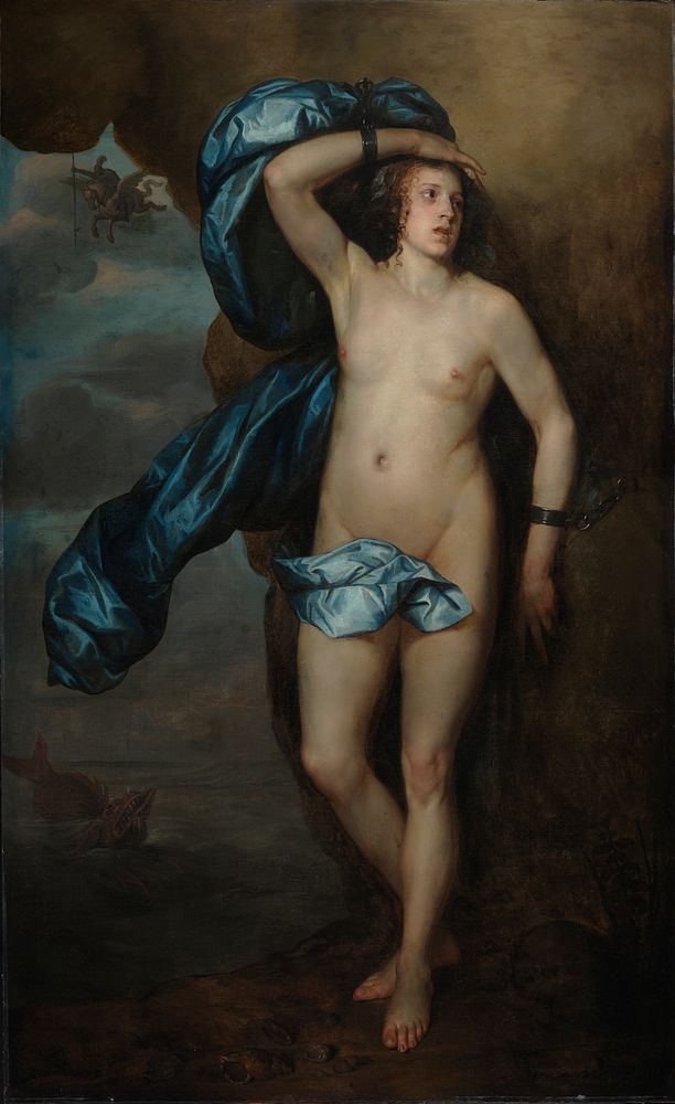 Andromeda Chained to the Rock by Sir Anthony van Dyck  Antwerp 1599 1641  active England London