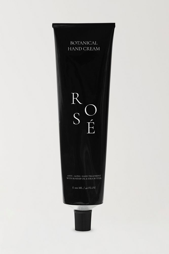 Tube mockup, beauty product psd, hand cream packaging