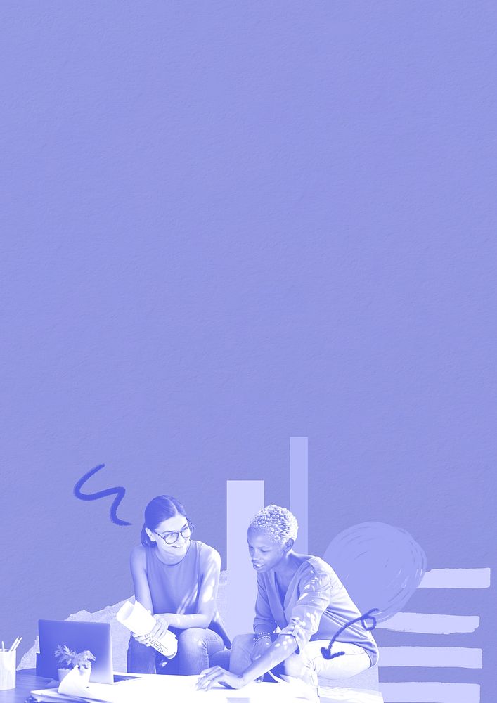 Creative design background, business collage, purple design