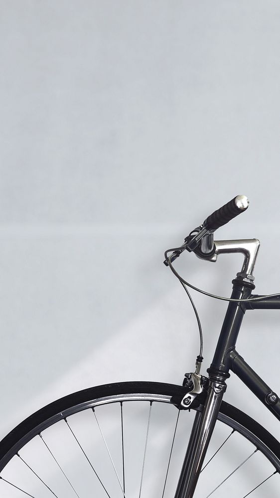 Bicycle closeup iPhone wallpaper, sustainable lifestyle image