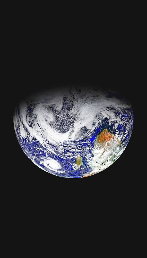 Earth globe surface iPhone wallpaper