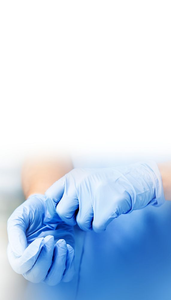 Medical gloves iPhone wallpaper, health image