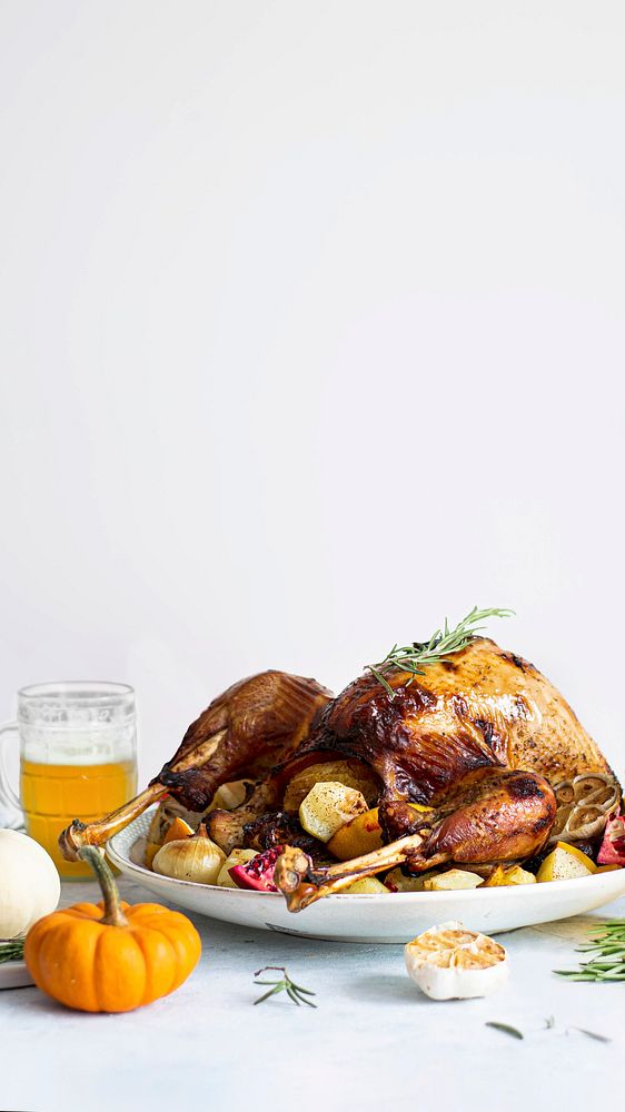 Homemade thanksgiving turkey iPhone wallpaper