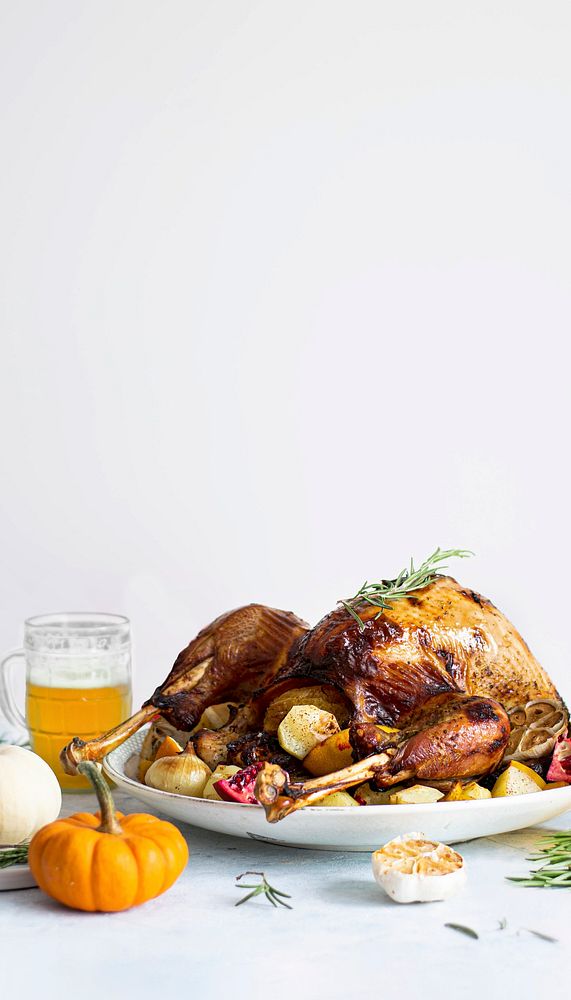 Homemade thanksgiving turkey iPhone wallpaper