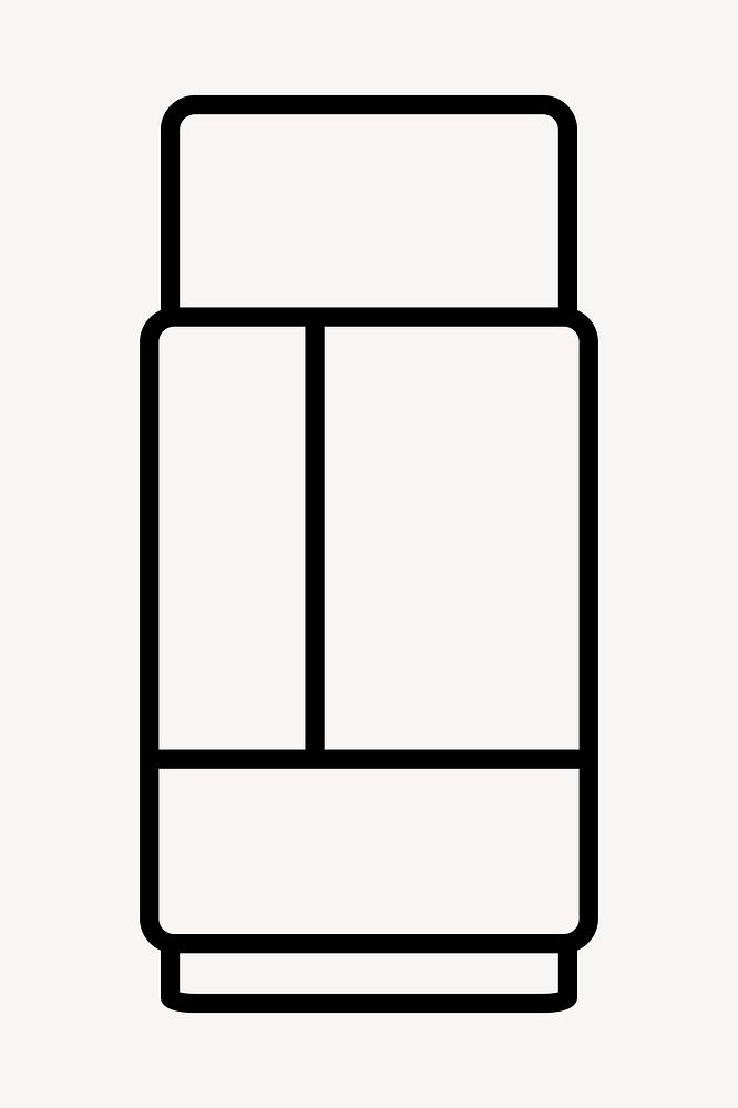 Eraser line art collage Free Photo Illustration rawpixel