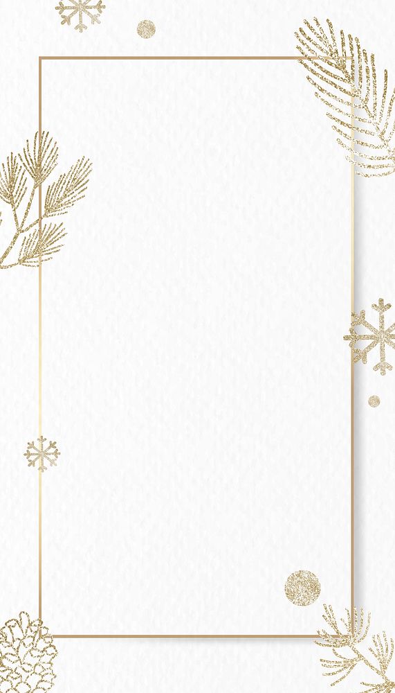 Festive white Christmas iPhone wallpaper background