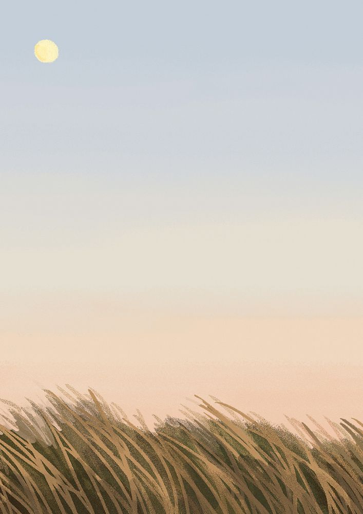 Twilight field, pastel background design