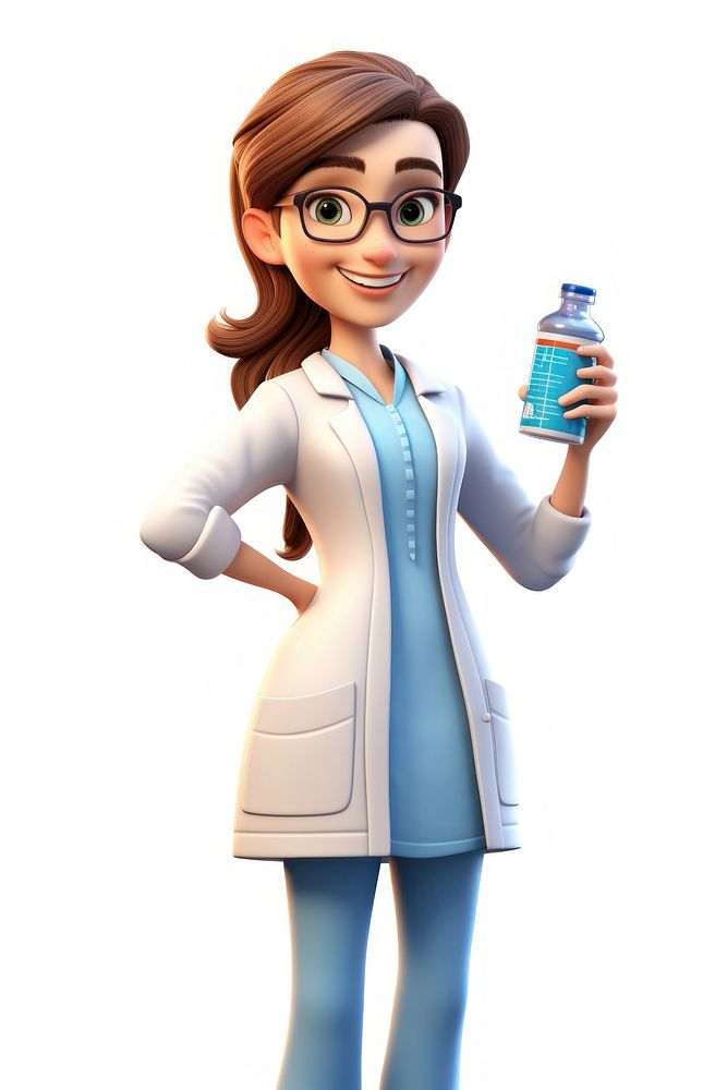 Cartoon female bottle adult. AI generated Image by rawpixel.