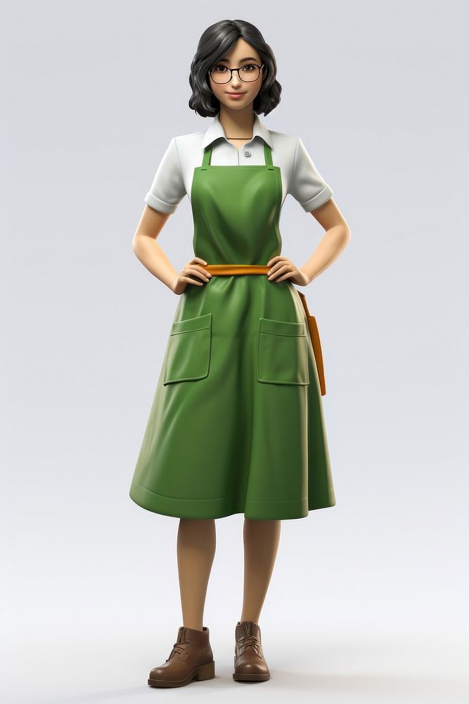 Apron skirt dress adult. AI generated Image by rawpixel.