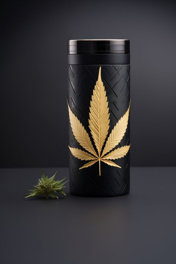 Container lighting cannabis plant. AI generated Image by rawpixel.