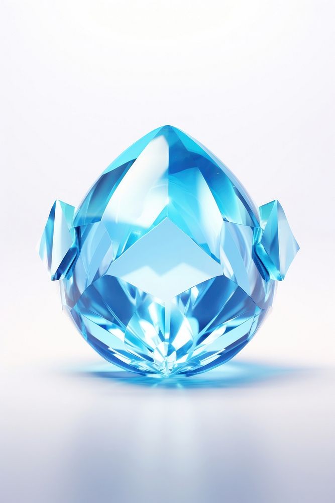 Crystal gemstone jewelry diamond. AI generated Image by rawpixel.