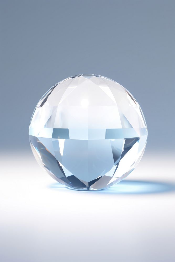 Crystal sphere gemstone jewelry. AI generated Image by rawpixel.
