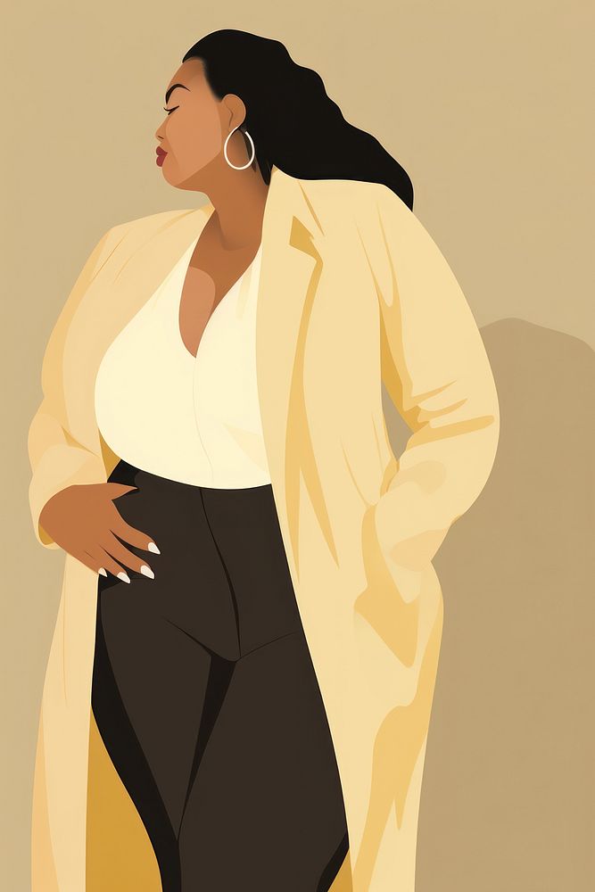 Fashion yellow blouse female. AI generated Image by rawpixel.