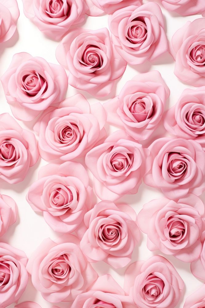 Rose backgrounds pattern flower. AI generated Image by rawpixel.