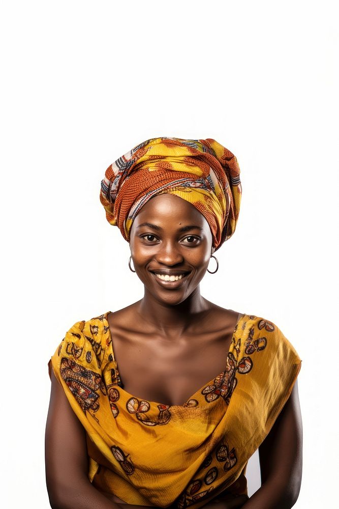 Portrait smiling turban smile. 